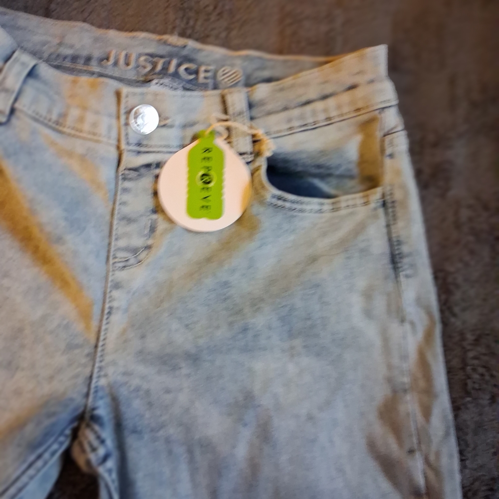 Justice Light Blue Kids Jeans